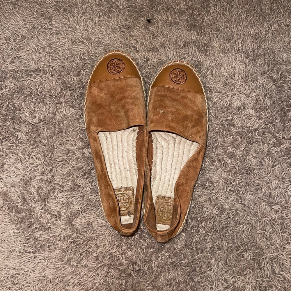 Brown Tory Burch Flats